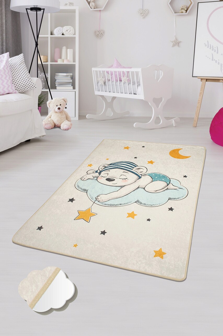 Covor pentru copii, Sleep, 140x190 cm, Multicolor - imagine 6